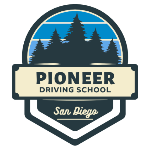 Pioneer Driving School San Diego logo